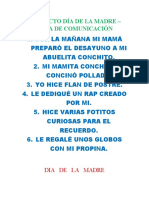 Proyecto - Día de La Madre - Comunicación - 4to - C - Gabriel - Dávila