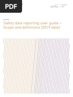 Safety Data Reporting User Guide - Scope and Definitions (2019 Data)