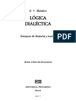 Lógica Dialéctica - E. V. Iliénkov