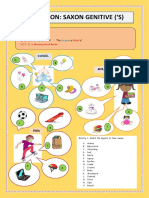 Possession: Saxon Genitive ( S) : Remember!