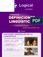Lenguaje Uni Sem01 Definiciones Linguisticas