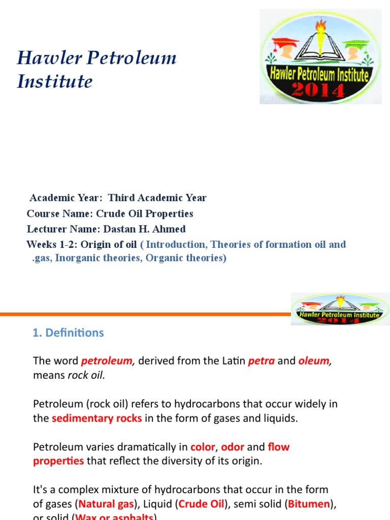 Crude Oil Properties Overview | PDF | Petroleum | Petroleum Reservoir