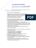 Características de Las Baterías de Litio LiFePO4