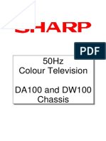 50Hz Colour Television DA100 and DW100 Chassis