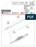 USS Missouri Part 6 - Railings 1/200: For Position and Shape See Your References of Exact Ship