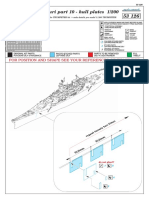 USS Missouri Part 10 - Hull Plates 1/200: For Position and Shape See Your References of Exact Ship