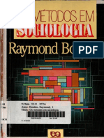 BOUDON Raymond Os Metodos em Sociologia PDF