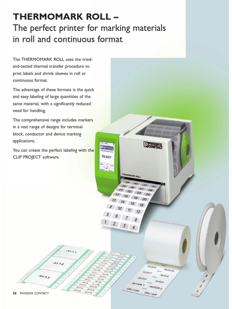 The Perfect Printer For Marking Materials in Roll and Continuous Format ...