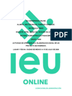 Actividad de Aprendizaje 2. Elaboración Inicial de Un Proyecto de Inversión.