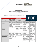 Estados financieros y normas de información financiera