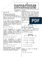 Razonamiento Matemático Intervalos y Desigualdades