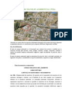 Plan de Manejo Ambiental Pma