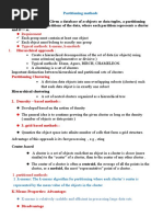 Partitioning Methods