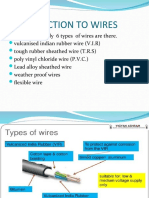 Types of Wires and Cables