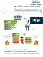 Empleamos Estrategias de Cálculo en Nuestros Espacios Personales