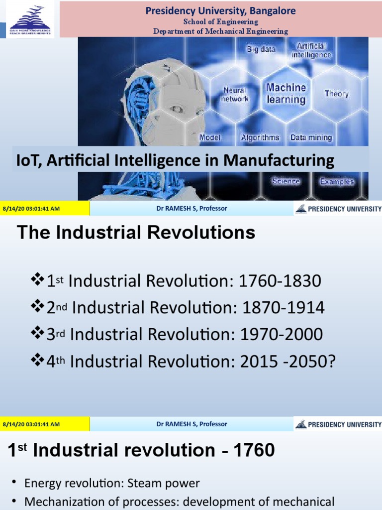 AI and IoT in Industry 4.0 Overview | PDF | Automation | Internet Of Things