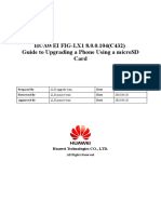 Upgrade Huawei Phone to 8.0.0.125 Using microSD Card