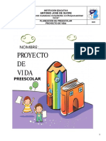 Proyecto de Vida Preescolar 2020