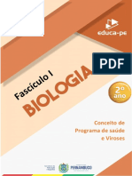 Biologia - Fascículo 1 - 2º Ano [Conceito de Programa de saúde e Viroses]