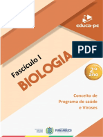 Biologia - Fascículo 1 - 2º Ano (Conceito de Programa de Saúde e Viroses)