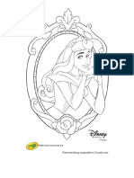 Disney Princess Aurora Coloring Page - PDF