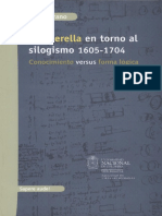 Pub - La Querella Entorno Al Silogismo 1605 1704 Conocim PDF