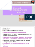 Properties of Pure Substanc ES: Engineering Thermodynamics