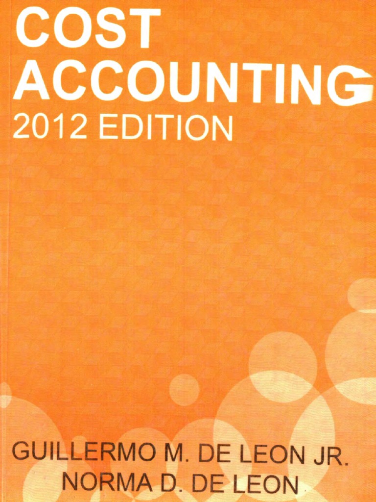 Cost Accounting de Leon PDF PDF