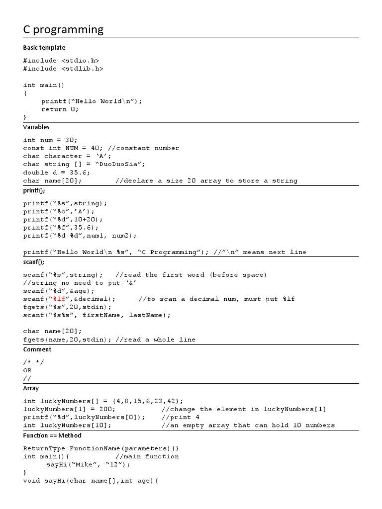 C Programming | PDF | Pointer (Computer Programming) | Computer Data