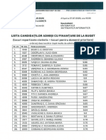 Liste Finale 27 Iulie Buget