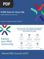 8 DBA Tasks For Azure SQL: What's Different From On-Prem