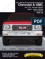 Chevrolet & GMC s10, s15, Sonoma, s10 Blazer, Jimmy 1982-2004 Parts Catalog PDF
