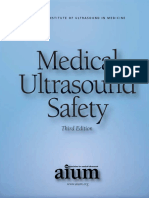 Medical Ultrasound Safety