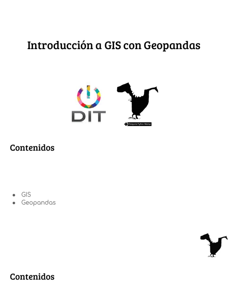Gis Geopandas PDF