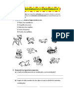 Animales Vertebrados e Invetebrados