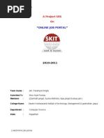 Download online job portal srs by Ajay Jangid SN47242405 doc pdf