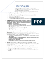 Swot Analysis