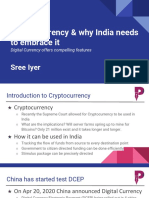 Cryptocurrency & Why India Needs To Embrace It: Sree Iyer