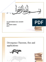 Divergence Theorem Applications