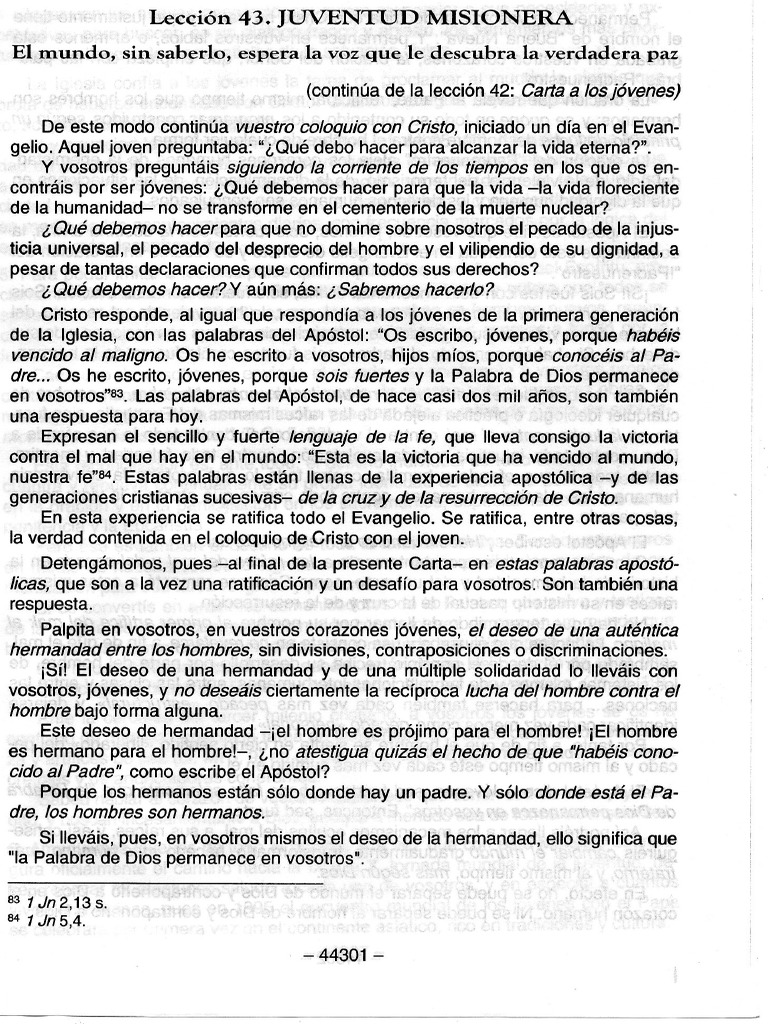 Leccion 43 | PDF