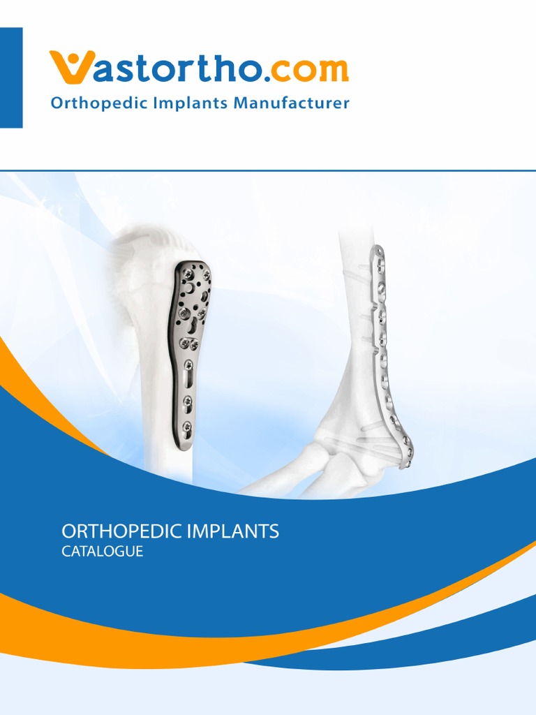 Orthopedic Implants Catalog PDF PDF Skeletal System Limbs (Anatomy)
