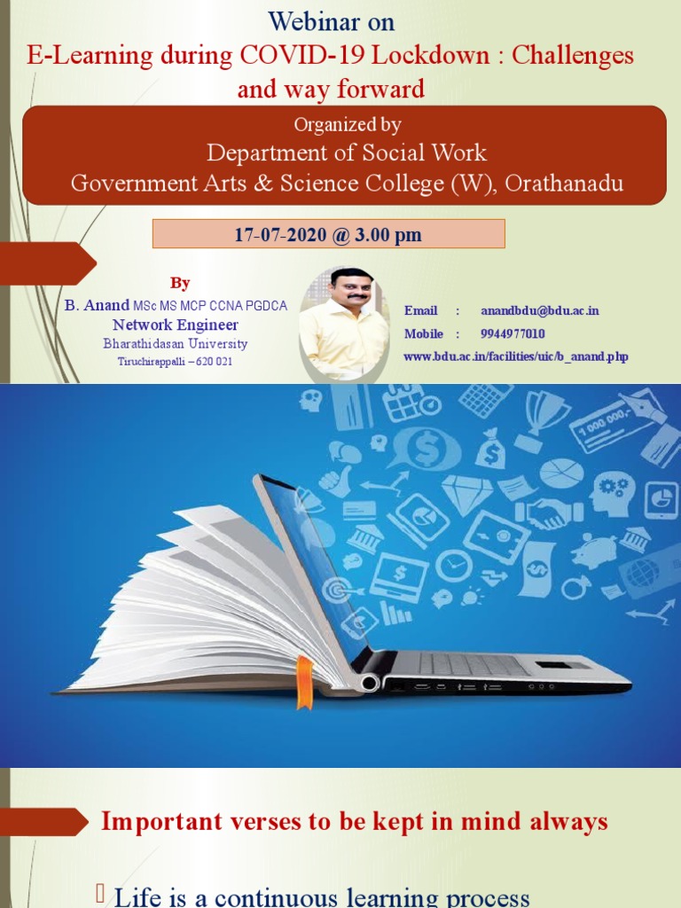 E-Learning Challenges During COVID-19 | PDF | Educational Technology ...