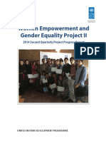 UNDP Women Impowerment and Gender Equality Project Report 2014 PDF