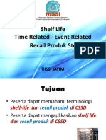 Shelf Life& Recall, HISSI Jatim