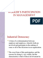 Worker'S Participation in Management