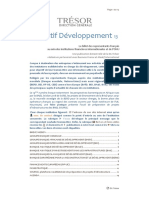 Objectif Developpement Lettre N°13