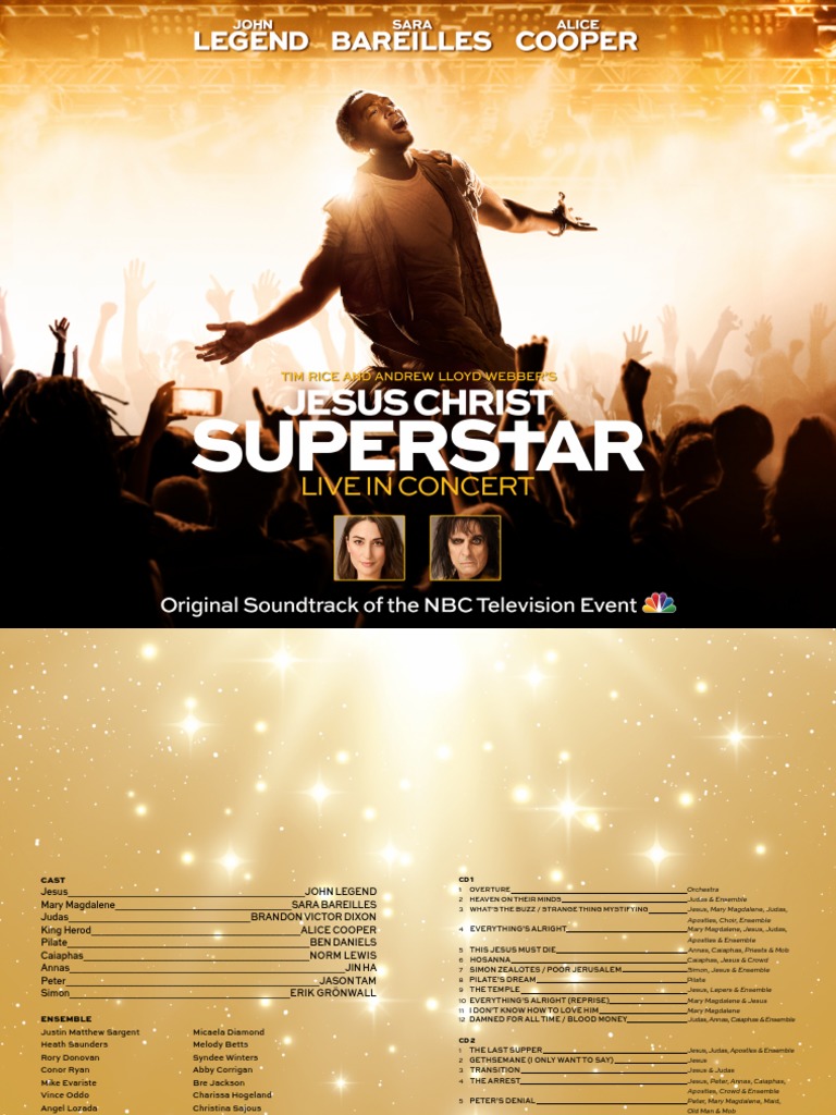 Jesus Christ Superstar (2018 TV) PDF | PDF | Judas Iscariot | Jesus