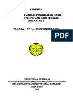 Panduan Vokasi Pengolahan Tan Kedelai Petani