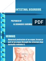 Gastrointestinal Disorders: Prepared by Al Dignadice Carumba