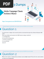 Campaign Classic Architect AD0-E303 Dumps